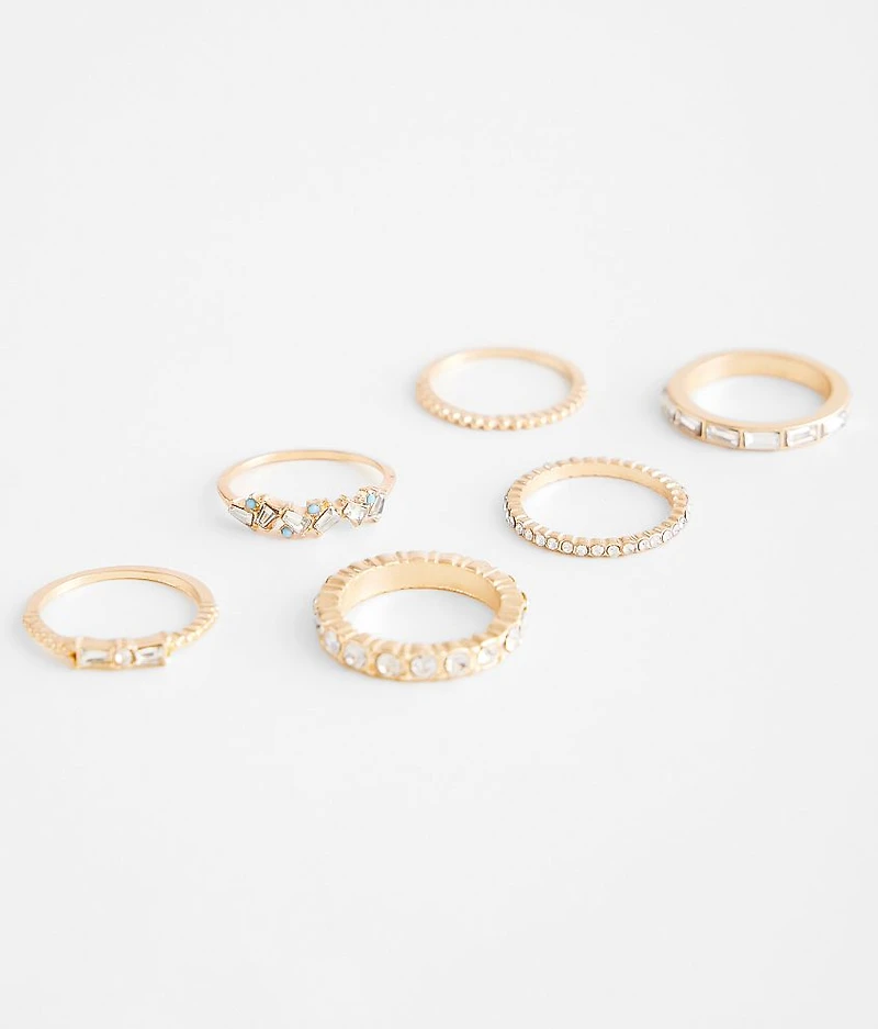 Pack Glitz Ring Set