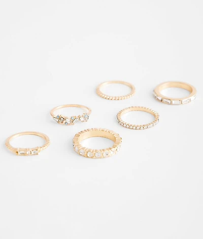 Pack Glitz Ring Set