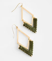 Thread Wrapped Earring