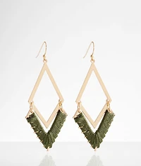Thread Wrapped Earring