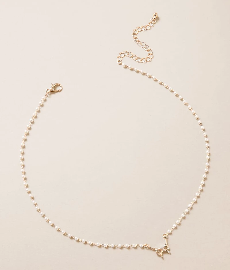 Bow Pendant Necklace