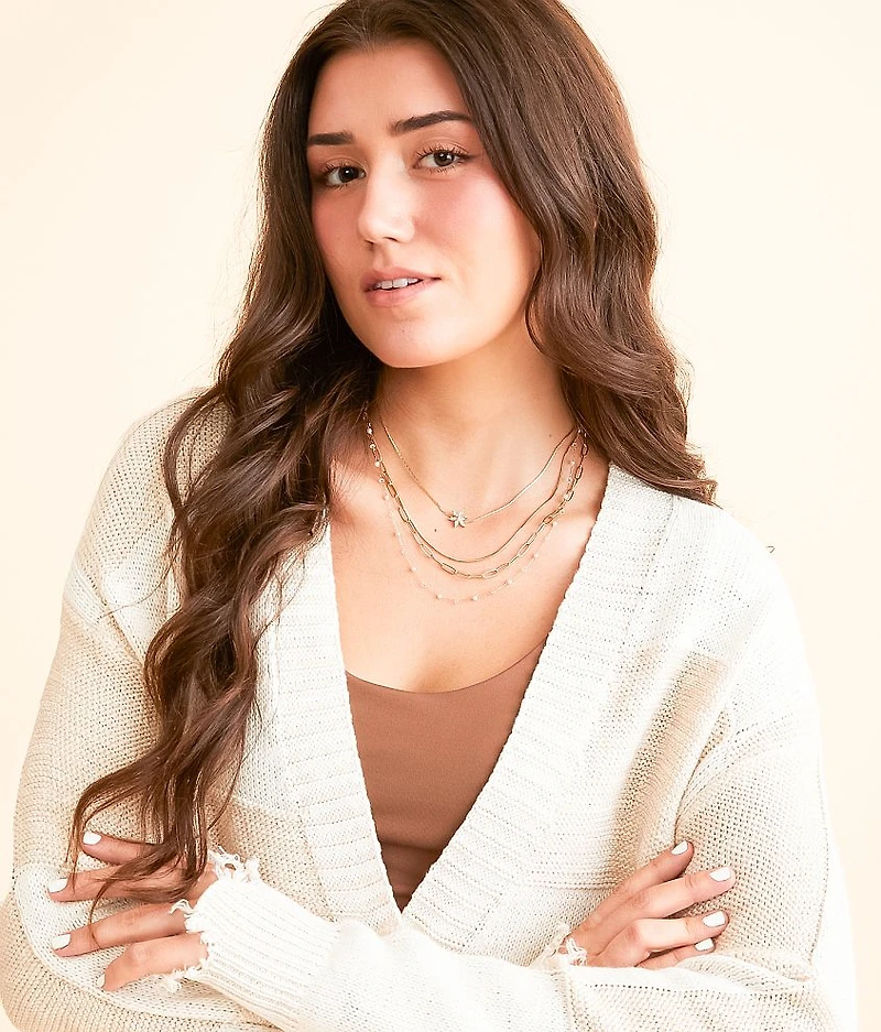 2 Pack Glitz Necklace Set