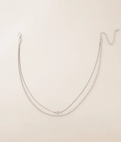 Cross Layered Necklace