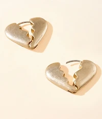 Broken Heart Earring