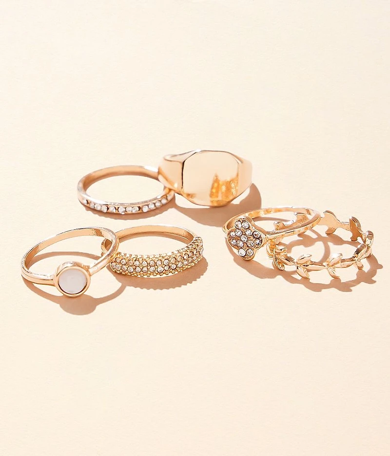 6 Pack Ring Set