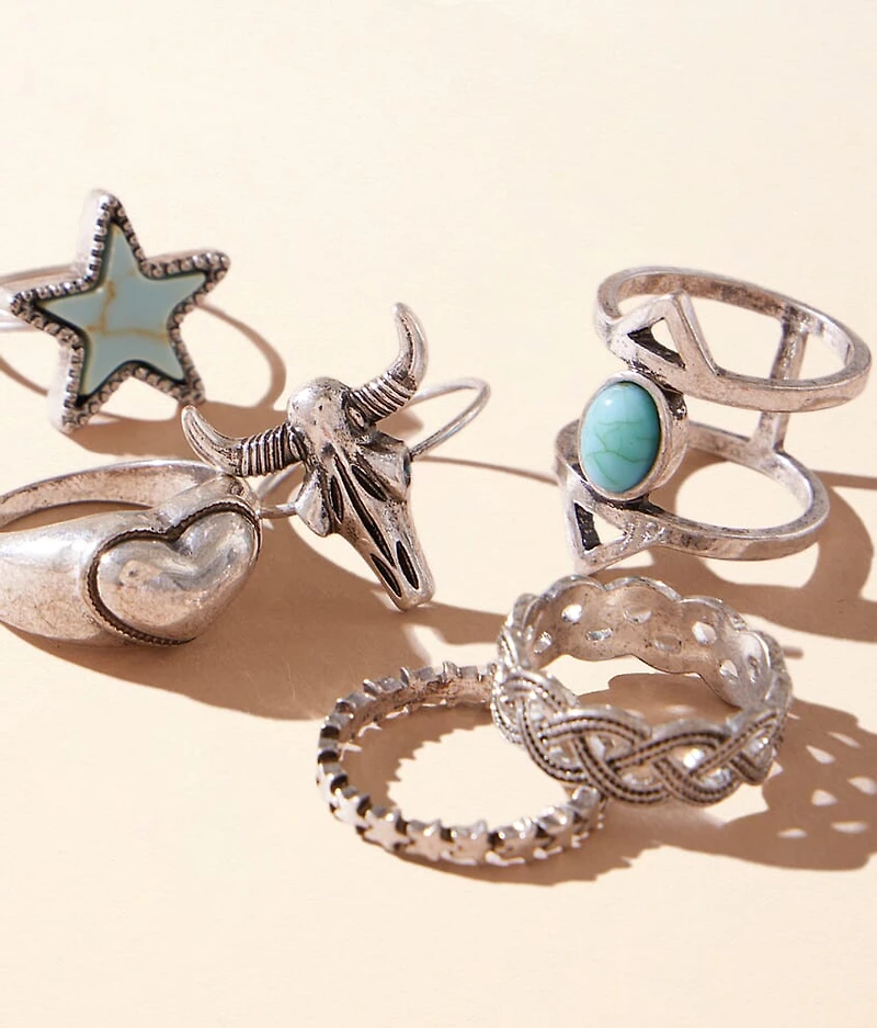 Pack Western Ring Set