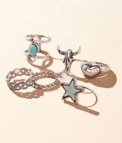 Pack Western Ring Set