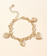 Heart Charm Bracelet