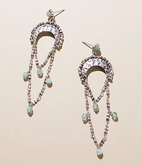 Stone Fringe Earring