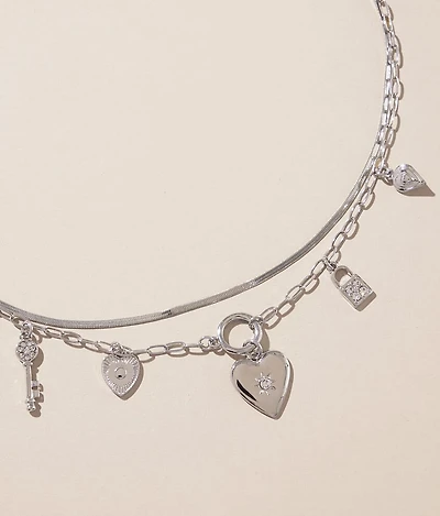 Tiered Charm Necklace