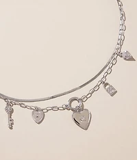 Tiered Charm Necklace