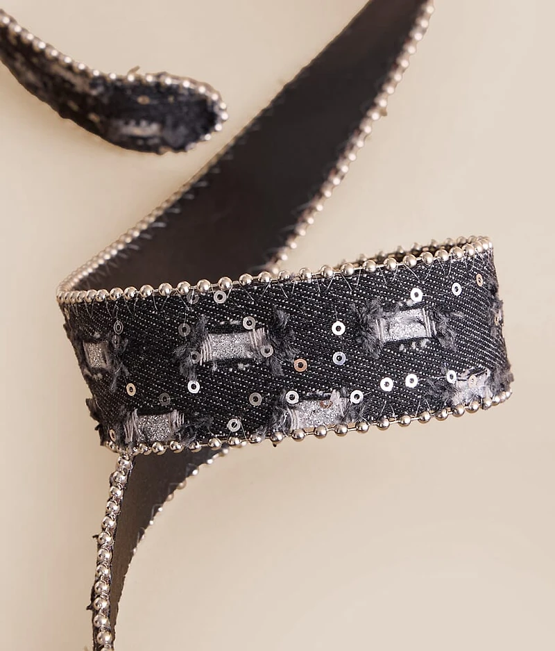 Denim Glitz Belt