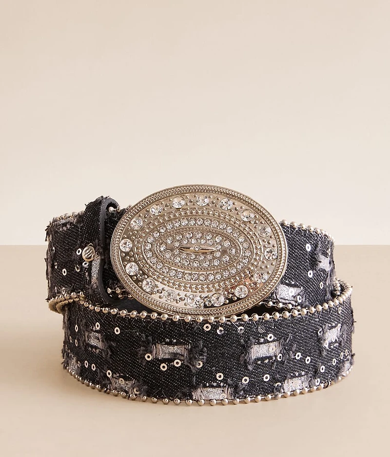 Denim Glitz Belt