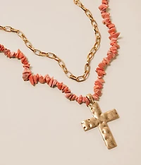 Layered Stone Necklace