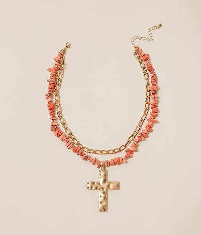 Layered Stone Necklace