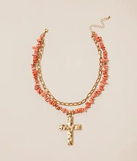 Layered Stone Necklace