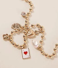 Beaded Charm Necklace