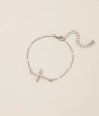 Glitz Cross Bracelet