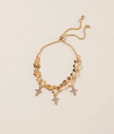 Glitz Cross Bracelet