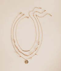 3 Pack Beaded Necklace Set