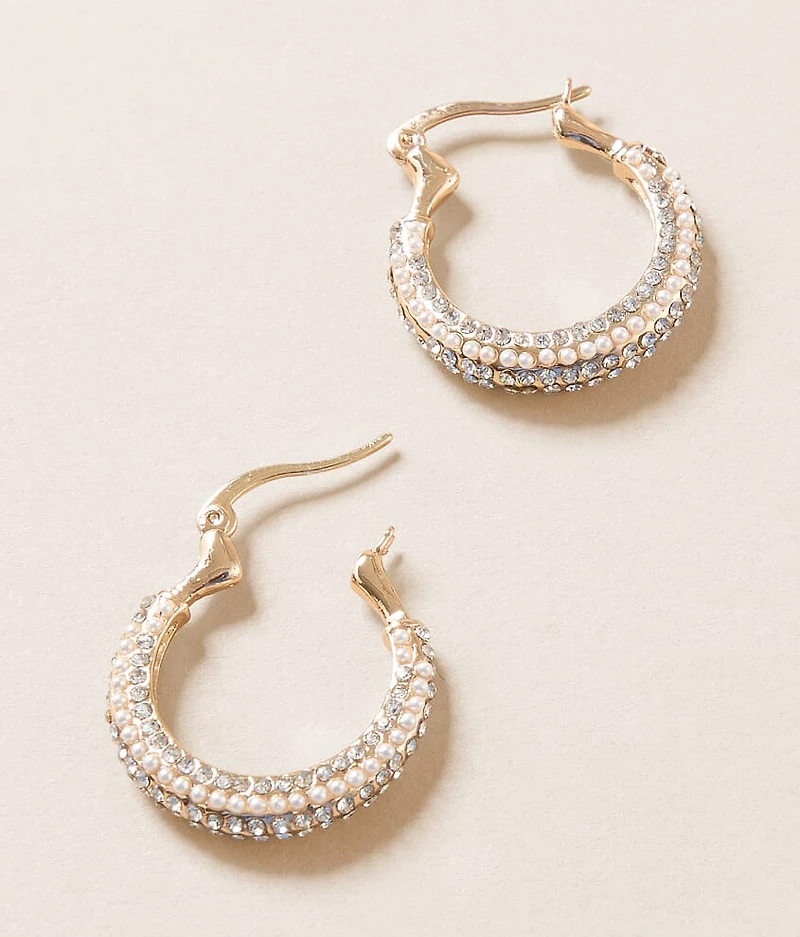 Glitz Hoop Earring