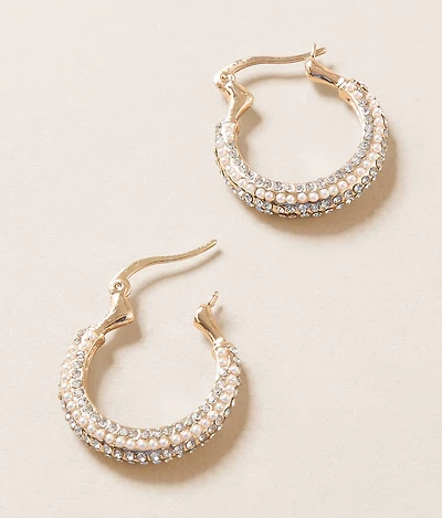Glitz Hoop Earring