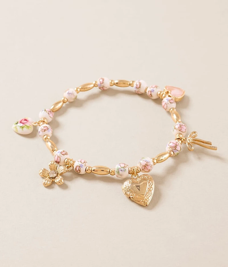 Beaded Charm Bracelet