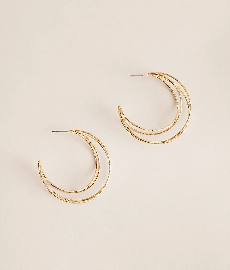 Layered Hoop Earring