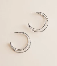 Layered Hoop Earring