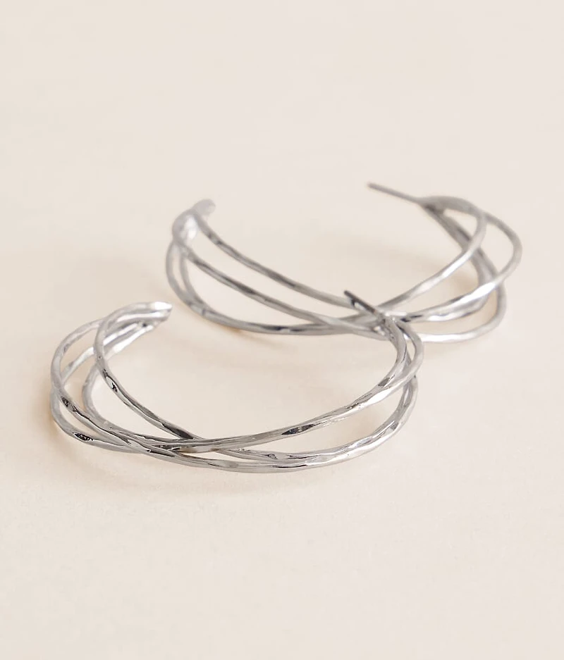 Layered Hoop Earring