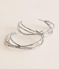 Layered Hoop Earring