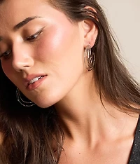 Layered Hoop Earring