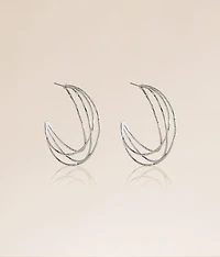 Layered Hoop Earring