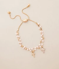 Double Cross Slider Bracelet
