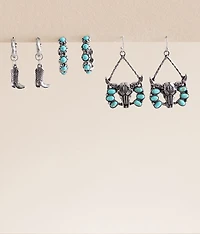 Pack Western Earring Set