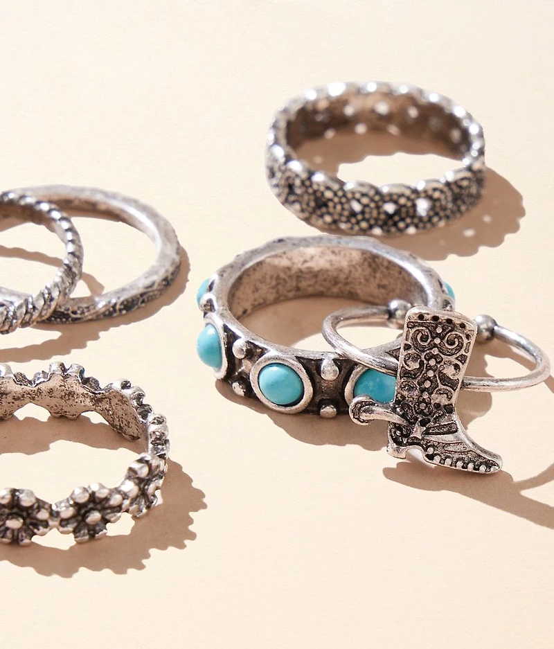 Pack Western Ring Set