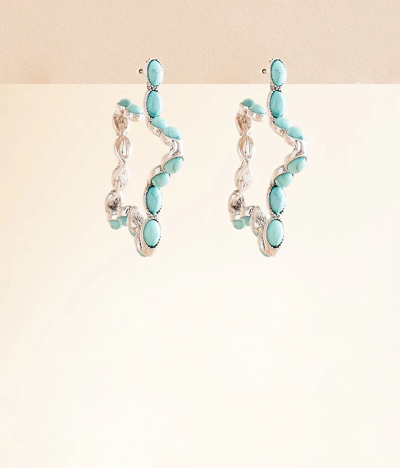 Turquoise Star Earring