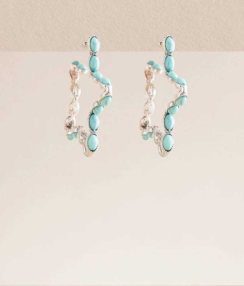 Turquoise Star Earring