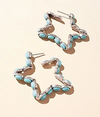 Turquoise Star Earring
