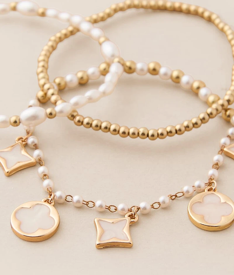 3 Pack Charm Bracelet Set