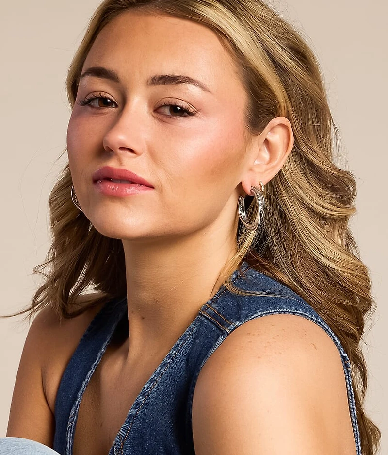 Twisted Hoop Earring