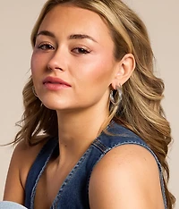 Twisted Hoop Earring