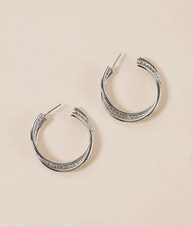 Twisted Hoop Earring