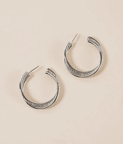 Twisted Hoop Earring