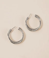 Twisted Hoop Earring