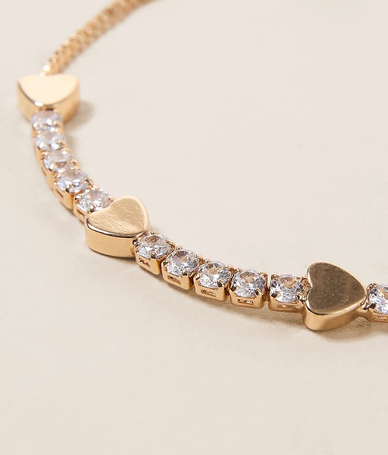 Glitz Heart Bracelet
