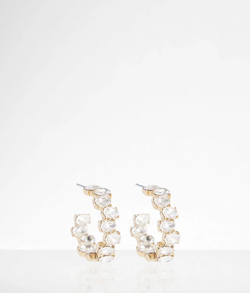 Glitz Hoop Earring