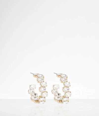 Glitz Hoop Earring
