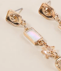 Linear Western Earring