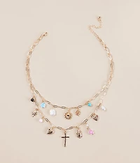 Tiered Charm Necklace